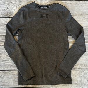 Under Armour Boys Long Sleeve Tee shirt T-shirt ColdGear Undershirt Youth Size M